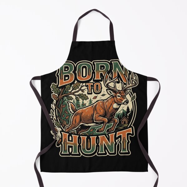 Item preview, Born To Hunt Vintage Whitetail Deer Cabin Badge designed and sold by PACS0011.