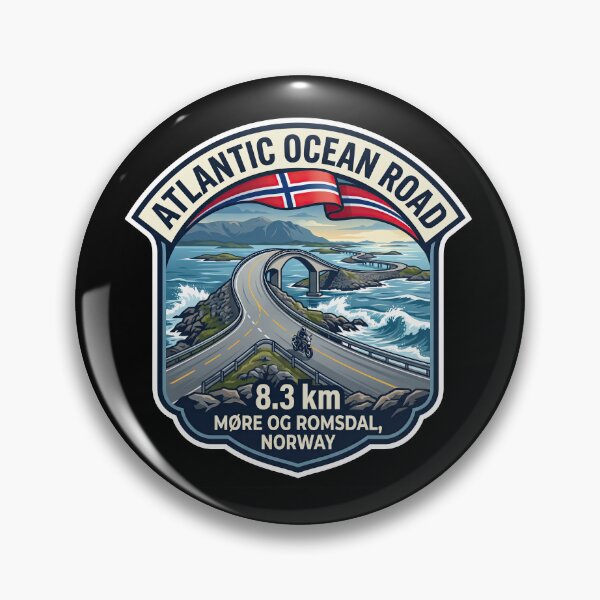 Item preview, Atlantic Ocean Road Bucket List Journey Through Norway designed and sold by enzoade.