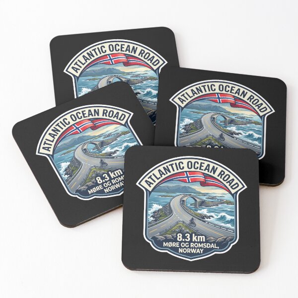 Item preview, Atlantic Ocean Road Bucket List Journey Through Norway designed and sold by enzoade.
