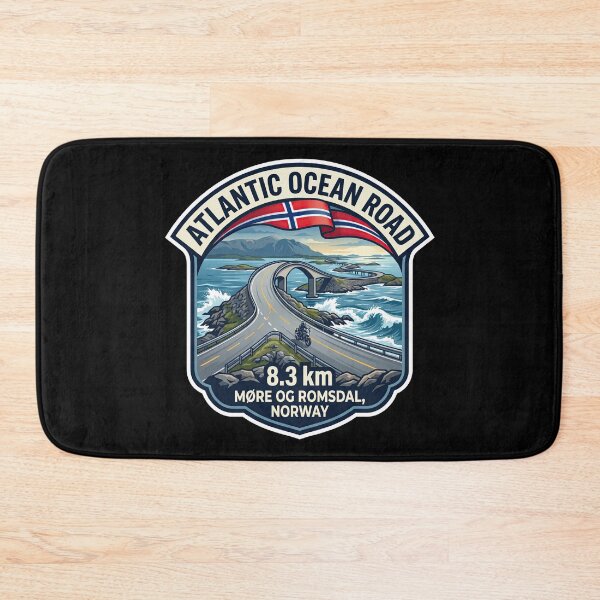 Item preview, Atlantic Ocean Road Bucket List Journey Through Norway designed and sold by enzoade.