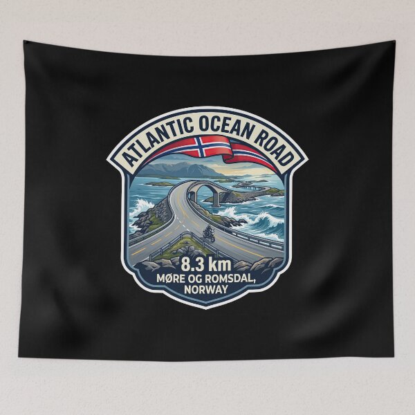 Item preview, Atlantic Ocean Road Bucket List Journey Through Norway designed and sold by enzoade.