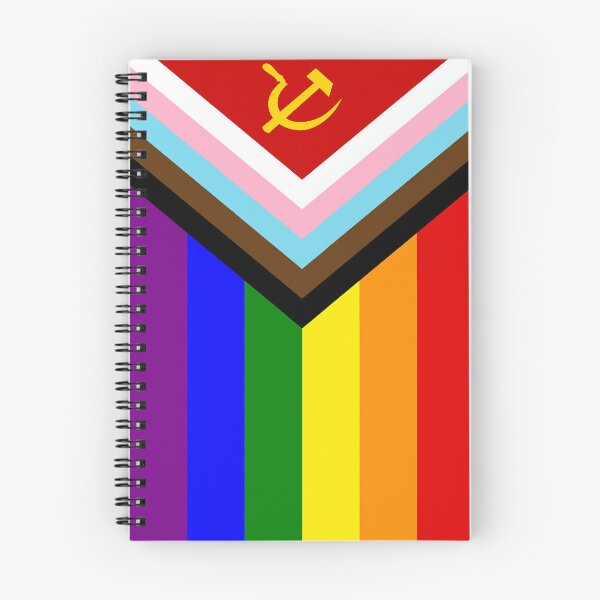 Item preview, Communist Pride Progress Flag Art Print | LGBTQ Hammer & Sickle Poster - Queer Socialism, LGBT Political Art, Progress Pride Decor & Activist Stickers designed and sold by RevolutionToday.