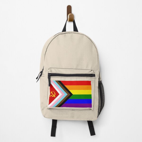 Item preview, Communist Pride Progress Flag Art Print | LGBTQ Hammer & Sickle Poster - Queer Socialism, LGBT Political Art, Progress Pride Decor & Activist Stickers designed and sold by RevolutionToday.
