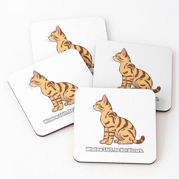Item preview, Tabby Cat Sticker - Window Shift Do Not Disturb - Funny Tabby Cat Gift designed and sold by pawdrops.