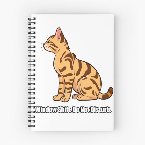 Item preview, Tabby Cat Sticker - Window Shift Do Not Disturb - Funny Tabby Cat Gift designed and sold by pawdrops.