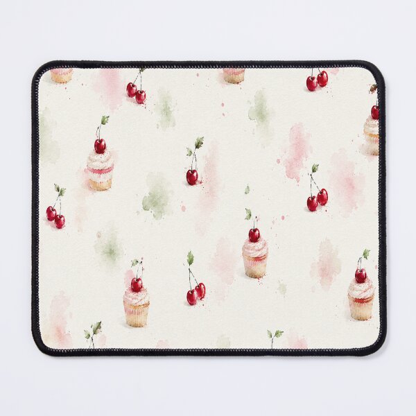 Item preview, The Cherry on Top – Watercolor Cherry Cake Pattern designed and sold by Ingorgia Studio.