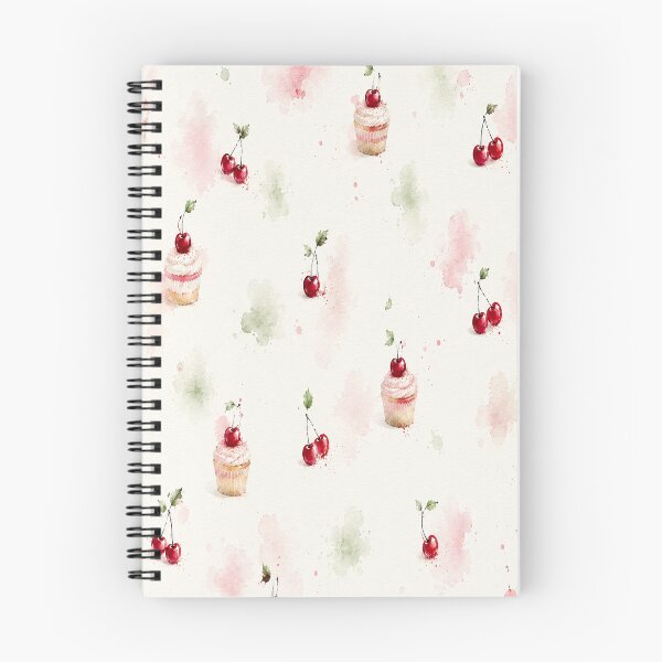 Item preview, The Cherry on Top – Watercolor Cherry Cake Pattern designed and sold by Ingorgia Studio.