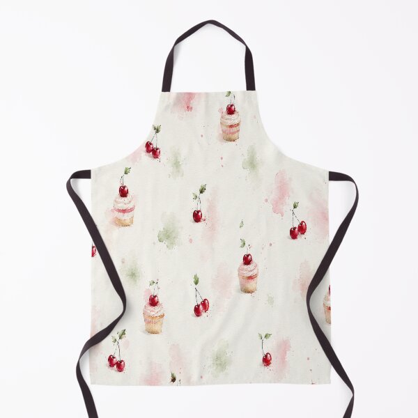 Item preview, The Cherry on Top – Watercolor Cherry Cake Pattern designed and sold by Ingorgia Studio.