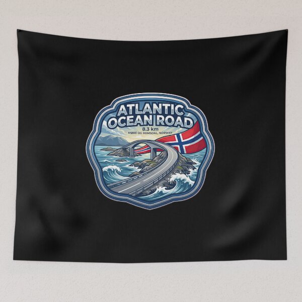 Item preview, Atlantic Ocean Road Norway's Most Scenic Coastal Drive designed and sold by enzoade.