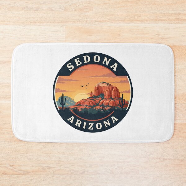Item preview, Sedona Arizona: Retro Red Rock Emblem designed and sold by CircinusStore.