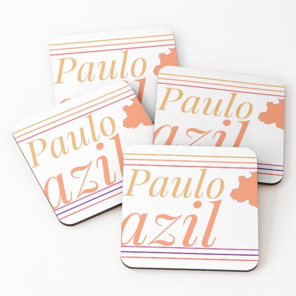 Item preview, Sao Paulo Brazil City Marked On Country Map designed and sold by TheIconSmith.
