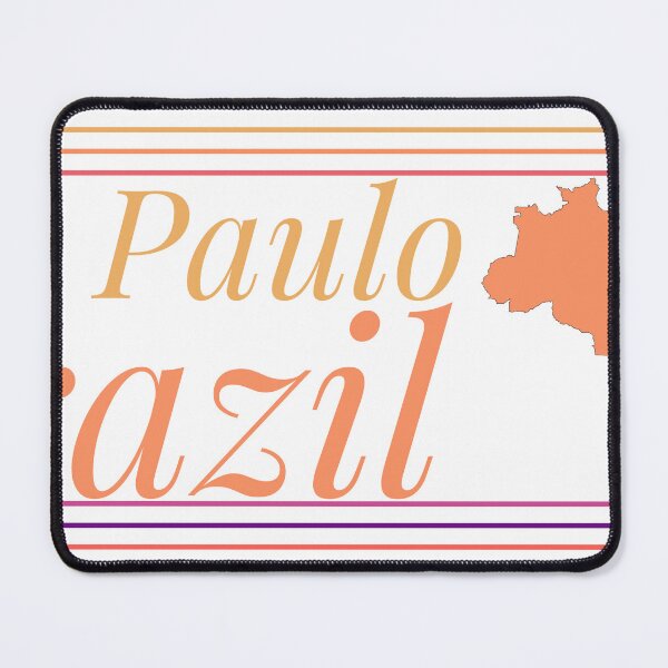 Item preview, Sao Paulo Brazil City Marked On Country Map designed and sold by TheIconSmith.