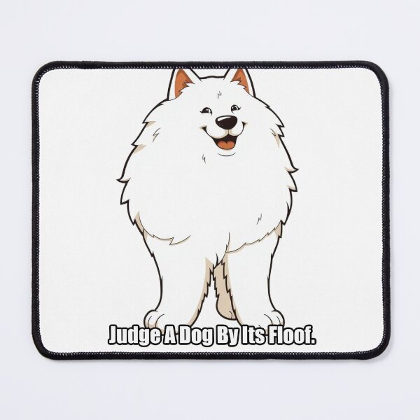 Item preview, Samoyed Sticker - Judge A Dog By Its Floof - Funny Samoyed Gift designed and sold by pawdrops.