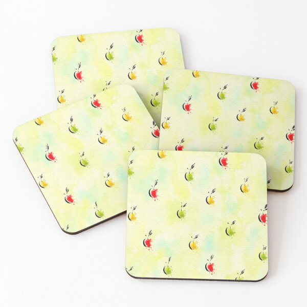 Item preview, Bite Me Apples – Minimalist Watercolor Apple Pattern designed and sold by Ingorgia Studio.
