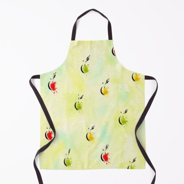 Item preview, Bite Me Apples – Minimalist Watercolor Apple Pattern designed and sold by Ingorgia Studio.