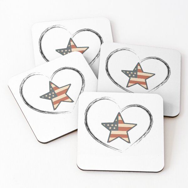 Item preview, An American flag in the heart INDEPENDENCE DAY designed and sold by Tshirtmania4you.