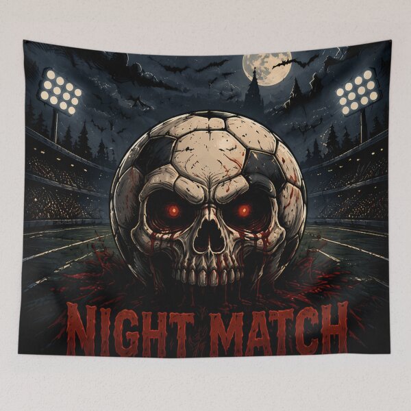 Item preview, Night Match: The Stadium of Shadows  Horror Soccer Skull Design designed and sold by aminz4.