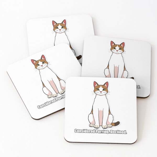 Item preview, British Shorthair Sticker - Considered Purring Declined - Funny BSH Gift designed and sold by pawdrops.