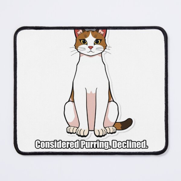 Item preview, British Shorthair Sticker - Considered Purring Declined - Funny BSH Gift designed and sold by pawdrops.