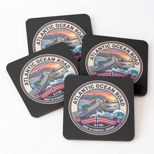Item preview, Atlantic Ocean Road Norway Coastal Adventure designed and sold by enzoade.