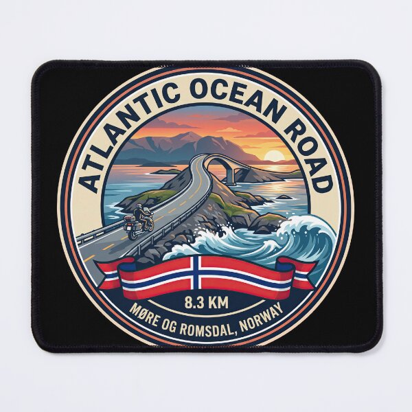 Item preview, Atlantic Ocean Road Norway Coastal Adventure designed and sold by enzoade.
