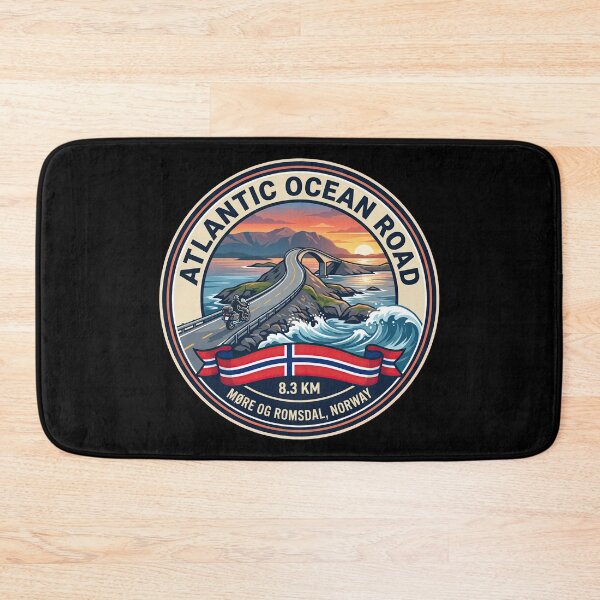 Item preview, Atlantic Ocean Road Norway Coastal Adventure designed and sold by enzoade.