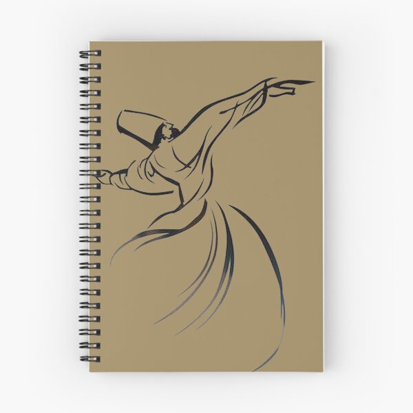 Item preview, Dervish Line Drawing Calligraphy Style In Black designed and sold by taiche.