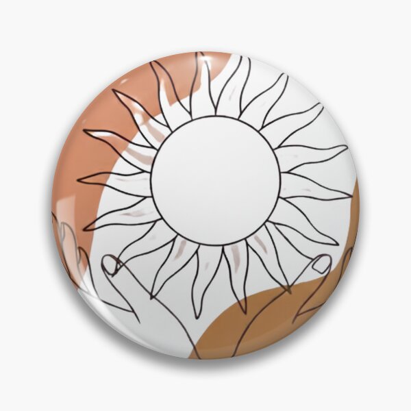 Item preview, Boho Sun Hands - Minimalist Celestial Line Art designed and sold by Melian Vintage.