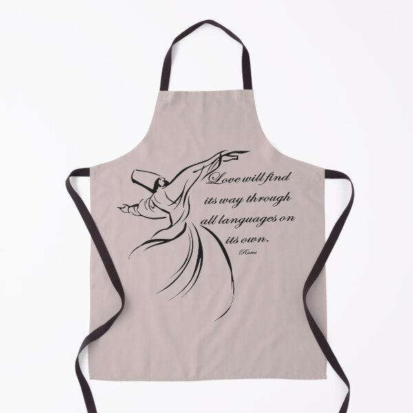 Item preview, Love Will Find Its Way Through All Languages Dervish Quote designed and sold by taiche.