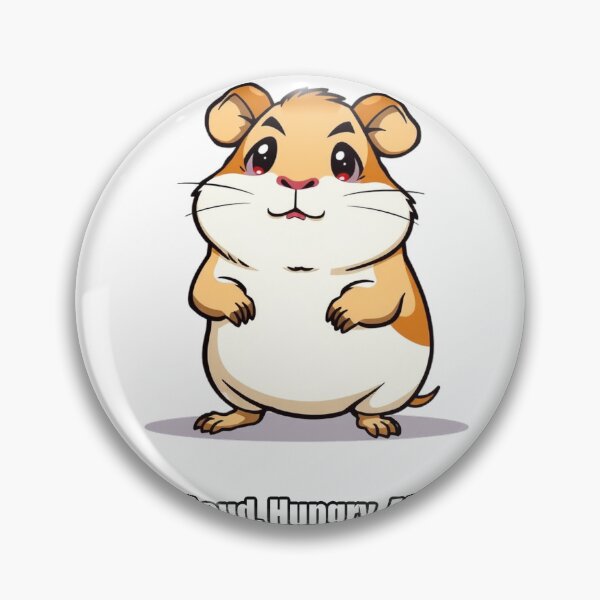 Item preview, Guinea Pig Sticker - Soft Loud Hungry Always - Funny Guinea Pig Gift designed and sold by pawdrops.