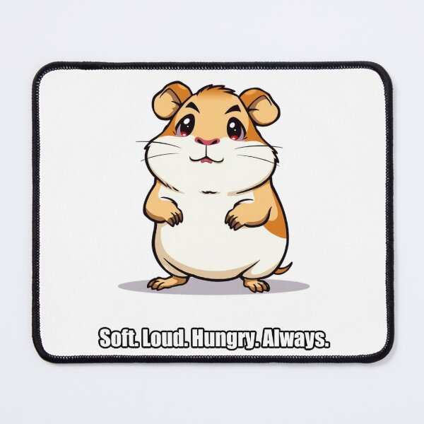 Item preview, Guinea Pig Sticker - Soft Loud Hungry Always - Funny Guinea Pig Gift designed and sold by pawdrops.