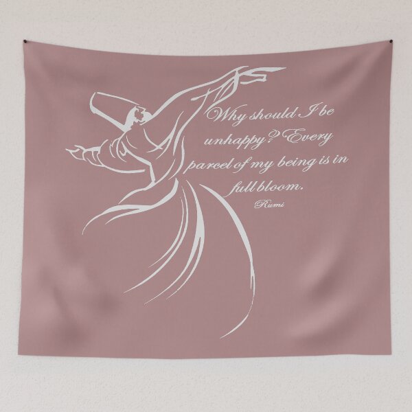 Item preview, Why Should I Be Unhappy Dervish Happiness Quote designed and sold by taiche.