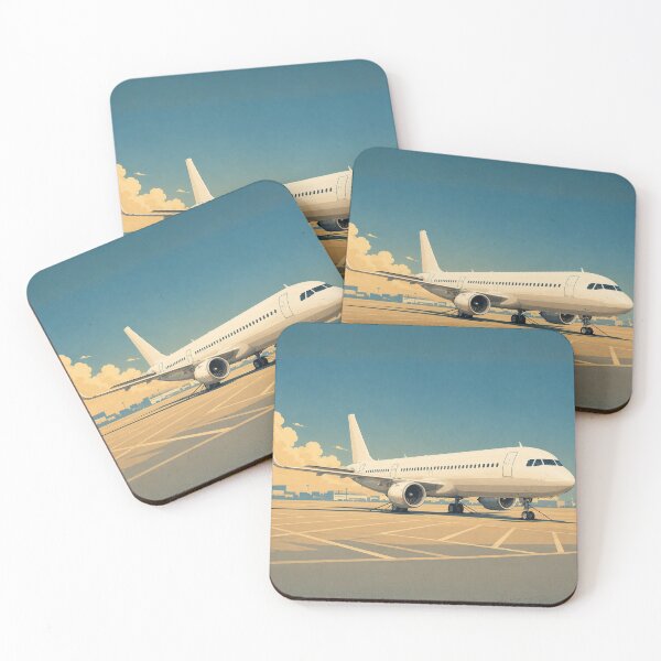Item preview, Commercial Airliner Airport Apron Illustration designed and sold by EMaviation_.