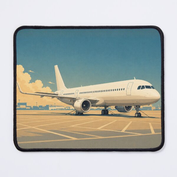 Item preview, Commercial Airliner Airport Apron Illustration designed and sold by EMaviation_.