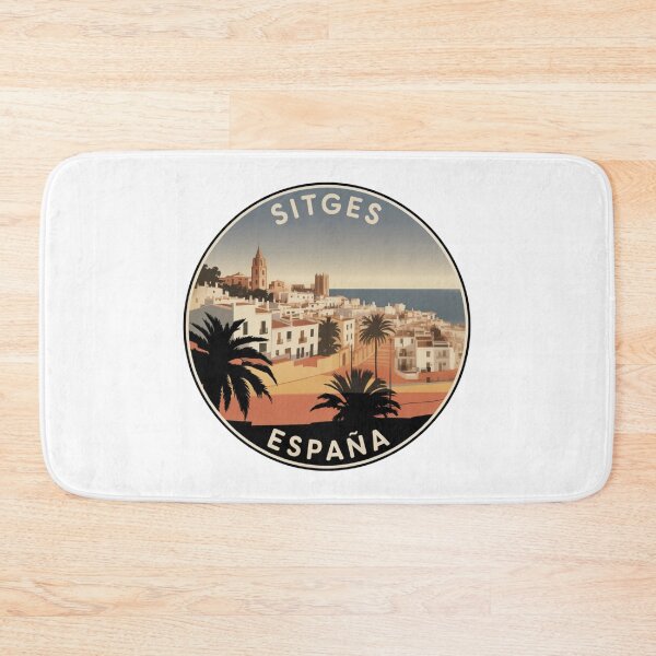 Item preview, Sitges España: Coastal Sunset Badge designed and sold by CircinusStore.