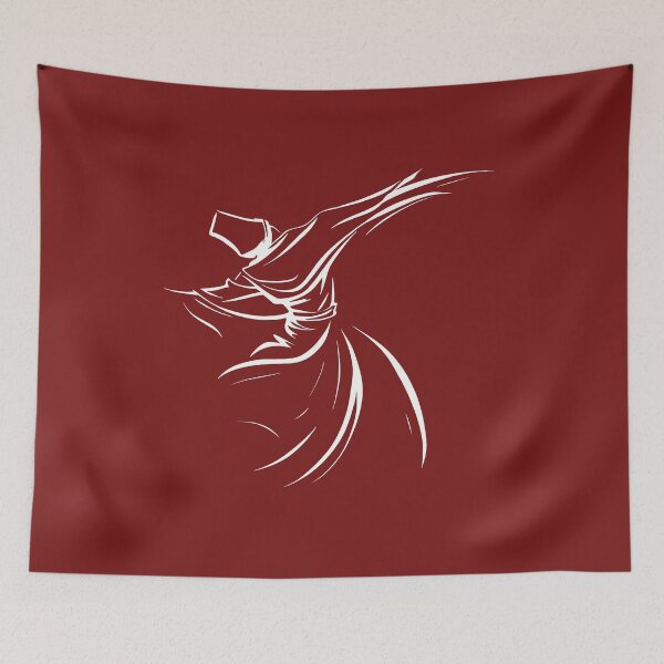 Item preview, Cultural And Spiritual Dance Of The Dervish Line Art designed and sold by taiche.