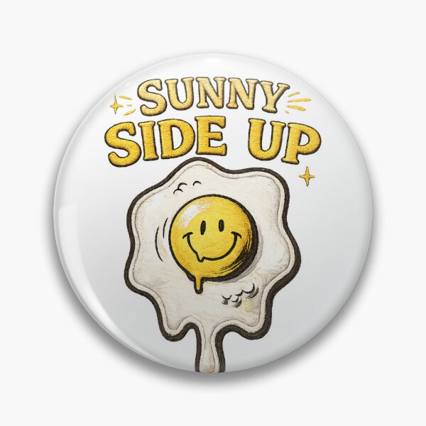 Item preview, Sunny Side Up Smiley Egg Design, Cute Happy Breakfast, Funny Food Lover Graphic Tee designed and sold by Bigohobi.