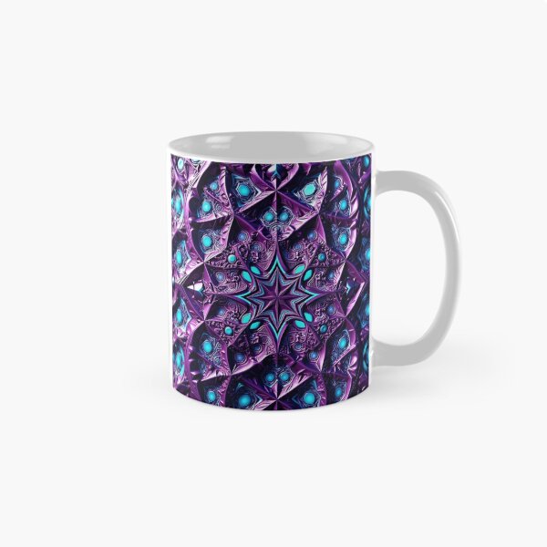 Item preview, Jeweled Purple Cosmic Mandala Wall Art designed and sold by IntelliMindDesigns.