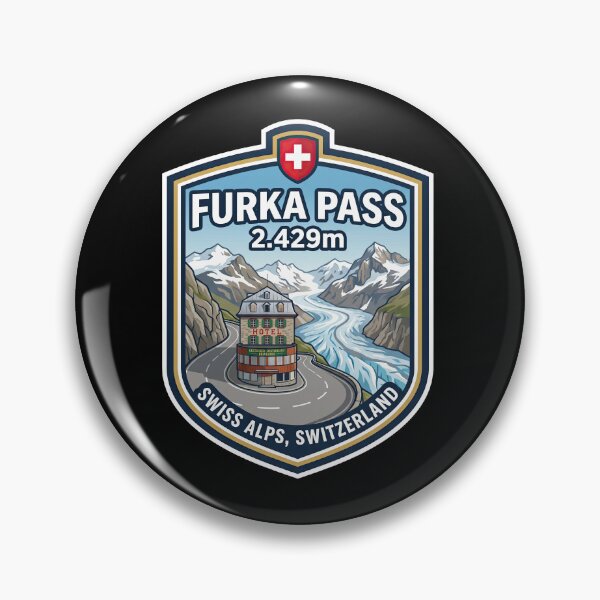 Item preview, Furka Pass Glacier Views And Mountain Curves designed and sold by enzoade.