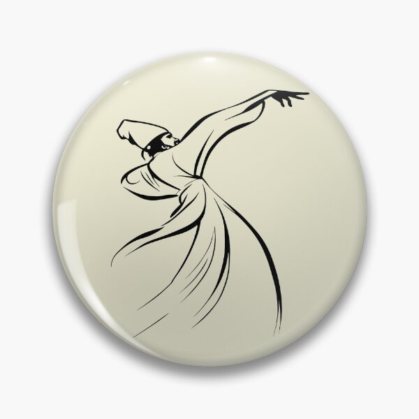 Item preview, The Dervish Relationship Between Body And Soul Line Art designed and sold by taiche.