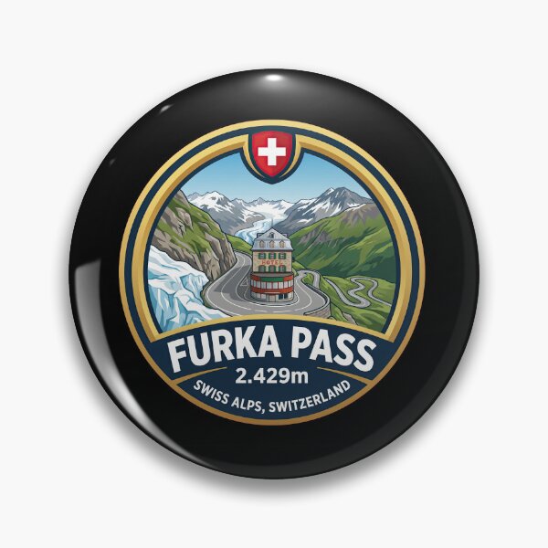 Item preview, Furka Pass Legendary Swiss Alps Mountain Road designed and sold by enzoade.