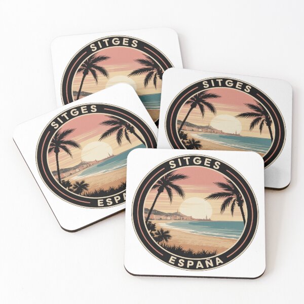 Item preview, Sitges España: Mediterranean Coastal Emblem designed and sold by CircinusStore.
