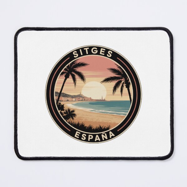 Item preview, Sitges España: Mediterranean Coastal Emblem designed and sold by CircinusStore.
