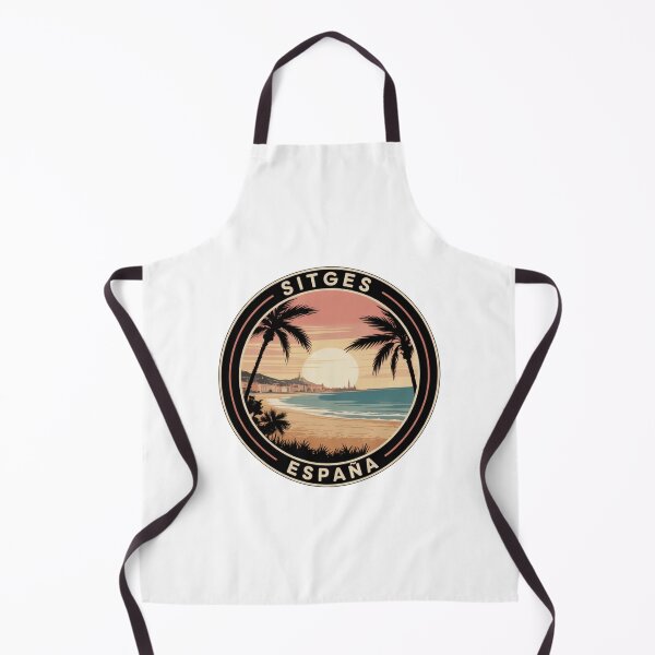 Item preview, Sitges España: Mediterranean Coastal Emblem designed and sold by CircinusStore.