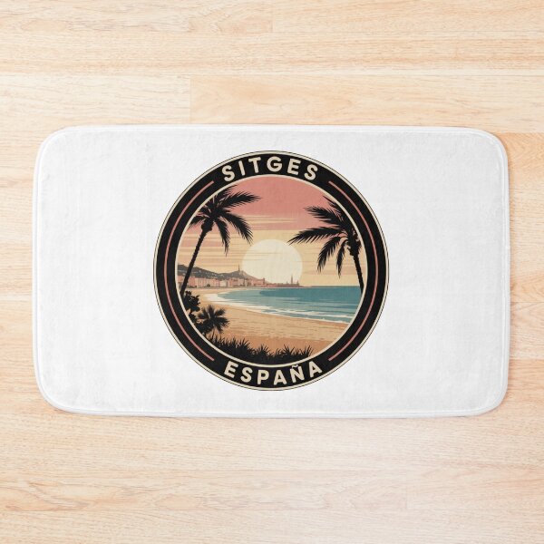 Item preview, Sitges España: Mediterranean Coastal Emblem designed and sold by CircinusStore.