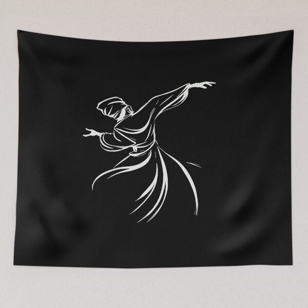 Item preview, The Dervish Relationship Between Man And God Line Art designed and sold by taiche.