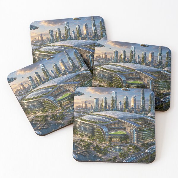 Item preview, Houston 2050 – The futuristic NRG Stadium designed and sold by Eric Nagel.