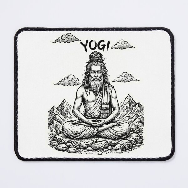 Item preview, Yogi Meditation Sticker - Spiritual Yoga Mountain Sage Design designed and sold by venus-st.