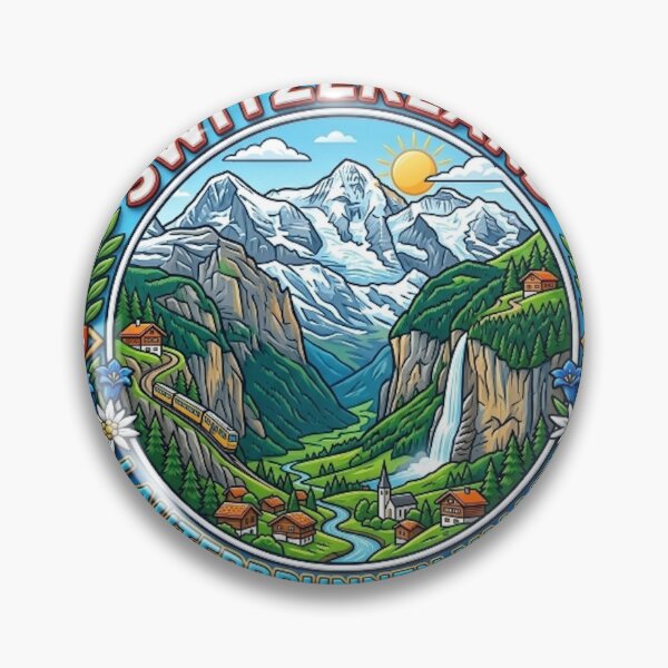 Item preview, SWITZERLAND LAUTERBRUNNEN VALLEY designed and sold by likbatonboot.