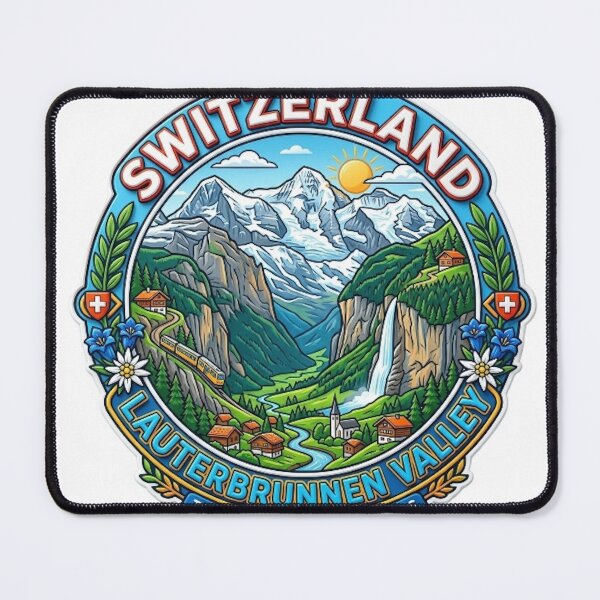 Item preview, SWITZERLAND LAUTERBRUNNEN VALLEY designed and sold by likbatonboot.
